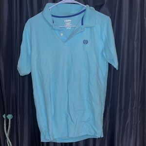 Chaps Men's Light Blue Polo Shirt